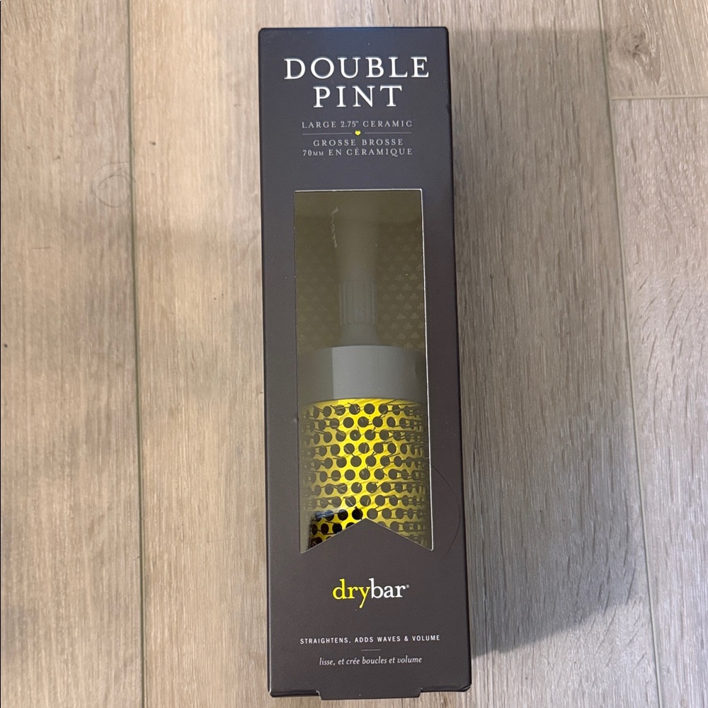 Drybar Double Pint Ceramic Brush with Yellow Handle